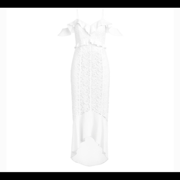Rachel Zoe Ivory Chloe Lace Mermaid Gown Dress - 0 - Picture 4 of 14